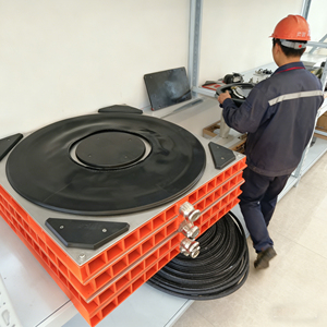 Système <span class=keywords><strong>de</strong></span> roulettes pneumatiques à installation rapide <span class=keywords><strong>de</strong></span> 10 à 90 tonnes pour le <span class=keywords><strong>transport</strong></span> <span class=keywords><strong>de</strong></span> charges lourdes, conception portable autonome, faible exigence en termes <span class=keywords><strong>de</strong></span> force - Product Image 5