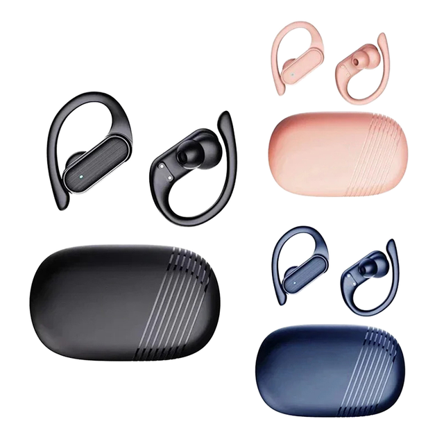A520 TWS Earbuds In-Ear Wireless Stereo HiFi Sound Waterproof Touch Control with LED Digital Display Ear Hook Sport Earphones