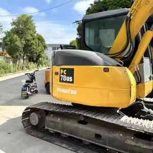 Vente à chaud dans le monde 7.8 tonnes Komatsu PC78US japonais d'occasion mini pelle hydraulique sur chenilles prix séduisant en vente - Product Image 2