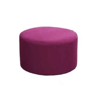 Pouf ottoman moderne minimaliste en tissu doux avec rangement, multifonctionnel, durable et écologique pour hôtels et chambres à coucher