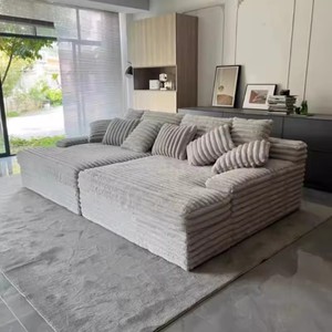 Canapé-<span class=keywords><strong>lit</strong></span> d'angle Shar-Pei en mousse haute densité, design moderne, capitonné, portable et compressé sous vide, pour chambre, salon, atelier - Product Image 6