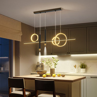Plafonnier LED suspendu au design moderne, luminaire décoratif d'intérieur, idéal pour une salle à manger ou une cuisine, nouveau modèle de