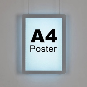 Ultra-Thin Advertising Light Boxes A4 Dual Sided Signages Magnetic Slim <b>Frame</b> <b>Poster</b> Led Light Box - Product Image 1
