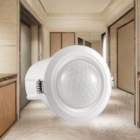 Interruptor de Luz de Techo Inteligente Geagood 220V 50HZ con Sensor de Movimiento por Infrarrojos PIR, Inducción Humana, 100W, IP11, para Uso en Interiores