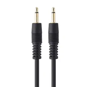 Cabo conector de áudio aux, monaural de 3.5mm, mini conector de entrada de áudio macho para macho