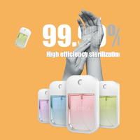 45ml 75% alcool avec limonade parfum Type de carte vaporisateur désinfectant pour les mains