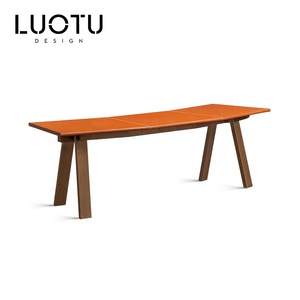 Design minimalista luce italiana scrivania di lusso senso scrivania scrivania casa moderna da gioco in <span class=keywords><strong>pelle</strong></span> di fascia alta - Product Image 6