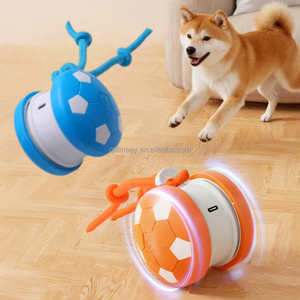 Juguete para Perros con Movimiento Automático y Activación por Movimiento, Pelota Rodante con Cola de Cuerda - Product Image 1