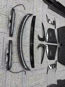 Kit carrosserie décoratif <span class=keywords><strong>Mansory</strong></span> pour Rolls Royce Spectre : pare-chocs, capot, diffuseur arrière, lèvre avant et jupes latérales en fibre de carbone sèche - Product Image 4