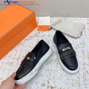 Chaussures décontractées Hiery pour hommes, style mocassins en cuir véritable, pour l'automne et le printemps, avec amorti en cuir véritable - Product Image 4