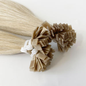 Extensions de cheveux humains Remy à pointe plate 100 % cuticules intactes, haute qualité, très demandées, pour un mouvement naturel et une <span class=keywords><strong>liberté</strong></span> de coiffage - Product Image 5