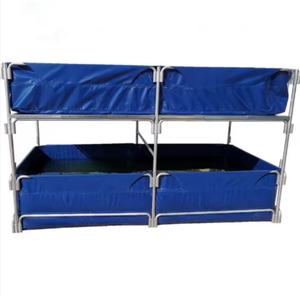 대형 상업용 강철 어류 양식 탱크 새우 양식장 PVC 야외 양식 사업용 아연 도금 패널 어류 양식 탱크 - Product Image 6