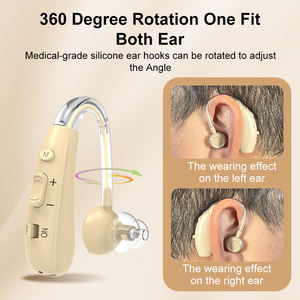 เครื่องช่วยฟังดิจิตอลแบบชาร์จได้ BTE พร้อม 16 ช่องสัญญาณ ดีไซน์เป็นมิตรกับสิ่งแวดล้อมและปรับได้ สำหรับผู้สูงอายุที่มีปัญหาการได้ยินระดับเล็กน้อยถึงปานกลาง - Product Image 6