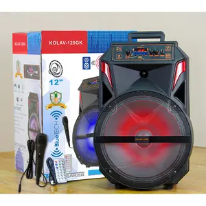 15 Zoll tragbare DJ Big Power Party Bt Outdoor Rgb Ring kabellose Lautsprecher