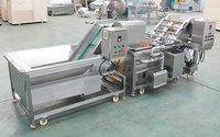Groentewasmachine voor 800-1500 kg/uur, geschikt voor knoflook, citroen, chili, aardappel, fruit en groenten na de oogst.