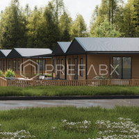 Maison préfabriquée PrefabX House Flip Classic-B, maisons écologiques entièrement configurées, appartements modernes, design moderne, résistantes au feu, faciles à construire