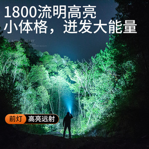 ซุปเปอร์ไฟร์ TN02 ไฟฉาย 18650 แบตเตอรี่ไฟ LED กลางแจ้งแบบพกพาคลิปหนีบเอวแม่เหล็กมินิ EDC ไฟฉาย - Product Image 5