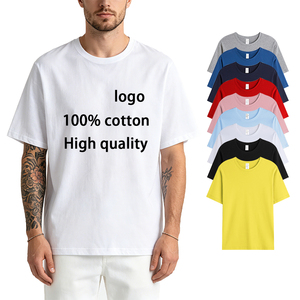 เสื้อยืดสตรีทแวร์คุณภาพสูงแบบยูนิเซ็กซ์ทรงปกติ รับผลิตแบบ OEM/ODM พิมพ์โลโก้ ออกแบบลายเปล่า คอกลม ขายส่งเสื้อยืด - Product Image 1