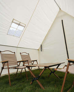 Carpa Triangular de Madera ZHUNIU, Carpa Reforzada para Exteriores, Terraza, Barbacoa, Resistente a la Lluvia y al Viento, para Fiestas y Campamentos - Product Image 6