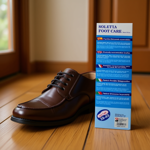 Plantillas Foot Care Blue Silicone Insoles Size 42-43 Men's Shoe Inserts - Product Image 3