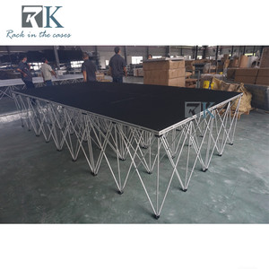Plataforma de Madera Contrachapada de 30 mm, Escenario Plegable de Aluminio, Escenario de Instalación Rápida - Product Image 2
