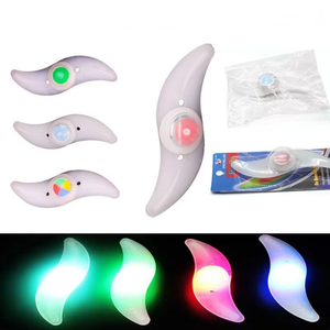 Lampe de vélo d'ambiance extérieure, cyclisme nocturne, course à pied, sécurité, avertissement, lumière LED clignotante en silicone pour roue de vélo - Product Image 4