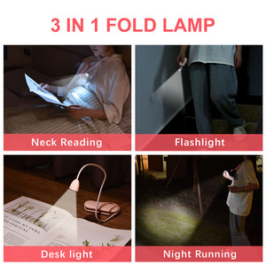 2025 thiết kế hiện đại thuận tiện USB Sạc Đọc Sách ngoài trời phù hợp ánh sáng ban đêm Gấp Đèn Pin Đèn bàn nhỏ - Product Image 4