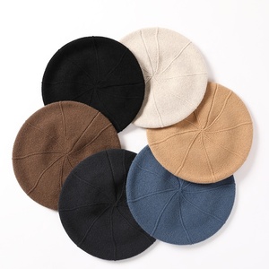 Gorro de lana australiano pura para artista, <span class=keywords><strong>boina</strong></span> clásica elástica, gorros de <span class=keywords><strong>boina</strong></span> francesa, <span class=keywords><strong>boina</strong></span> <span class=keywords><strong>escocesa</strong></span> - Product Image 3