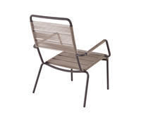 Nouveau design de meubles de patio ensemble de chaises de table basse/chaise de salle à manger de jardin avec ensemble de table rectangulaire ronde