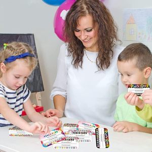 Cartes de récompense à perforer pour enfants, autocollants de motivation pour la classe, 7-12 ans, thème carton, en carton - Product Image 2