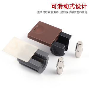 Three In One Single Layer Cabinet Support Connector <b>Plastic</b> Iron Durable For Wardrobes Furniture - Product Image 2
