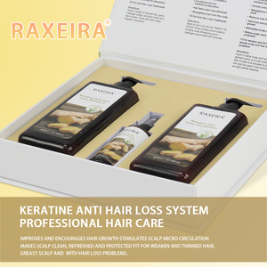 Mới Hữu Cơ Gừng Keratin Chăm Sóc Tóc Huyết Thanh Dầu Gội Và Điều Hòa Thiết Lập Chống Rụng Tóc Kem Bán Buôn Sản Phẩm Chăm Sóc Tóc Thiết Lập - Product Image 2