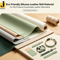 Jemery – Matériau en rouleau de cuir silicone écologique pour usage automobile, alternative durable au cuir, extensible, imperméable et métallisé