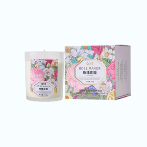 现代花卉美学香薰蜡烛大豆蜡散装婚礼纪念品鲜花香味适合排灯节圣诞节场合 - Product Image 2
