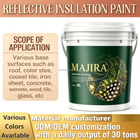 Peinture isolante thermique anti-corrosion liquide réfléchissante élastomère LOUISLONG pour toiture métallique plate imperméable