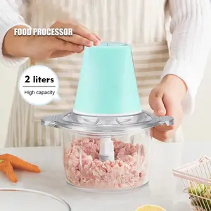 Pas cher Viande Ail Broyeur Électrique Salade Mélangeurs Yam Pounder Robot Culinaire Hachoir Pour Viande Légumes Fruits et Noix