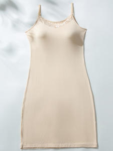 2025 हॉट-सेलिंग त्वचा बेज रंग के सस्पेंसर्स तंग-फिटिंग s xl सेक्सी फीता पेट-स्लिमिंग लंबे टखने की पोशाक - Product Image 5