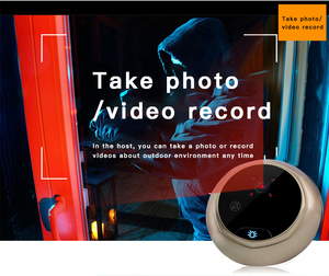 Video Recording Home Security <strong>System</strong> Camera Timbre Inteligente <strong>Digital</strong> Door Viewer <strong>Peephole</strong> for Appertment Door - Product Image 5
