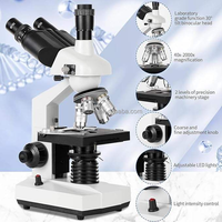 DT-60T Trinocular Biological Digital Microscope 7" HD LED Display Optional Compatible Microscope for Lab Education