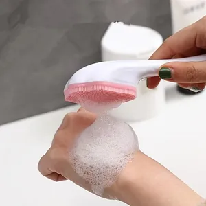 Brosse nettoyante visage en silicone en forme de patte de chat, exfoliant doux manuel en silicone pour éliminer les peaux mortes - Product Image 2