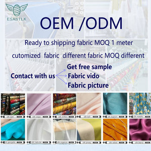 Vải satin lụa trơn in họa tiết, chất lượng 6A, bán buôn, dùng cho váy cưới, đồ mặc nhà, gối, đồ ngủ, đồ bọc ghế, cuộn vải - Product Image 4