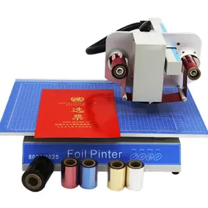 Digital Hot Foil Printing Machine Gold Foil Stamping Machine Leather PVC Card Hardcover Paper Emboss Foil Machine