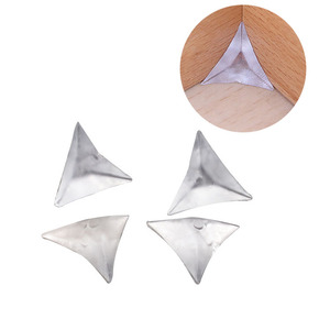 Triangle Transparent cristal Anti-poussière coin maison armoire armoire tiroir Anti-poussière bord <span class=keywords><strong>garde</strong></span>-fou - Product Image 1