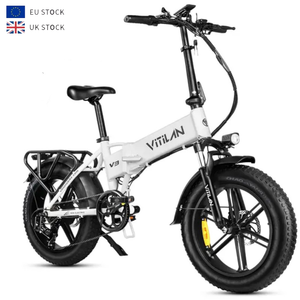 VITILAN V3 2.0 EU UK Vélo électrique pliable de montagne à pneus larges de 20 pouces, 48V 13Ah, 7 vitesses, 750W, frein à disque hydraulique - Product Image 1