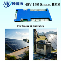 HBJ Smart BMS 8-16S 24V 48V 100A 150A 200A pour batteries LiFePO4 et Sodium-ion avec Bluetooth pour onduleur solaire et stockage d'énergie