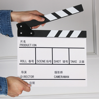 Accessoires de tir en bois drôles Offre Spéciale plaque de clap accessoires de film et de théâtre pour les enfants