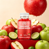 Gummies au vinaigre de cidre de pomme pour l'équilibre métabolique avec vitamines B6, B12, acide folique et racine de betterave – Marque privée