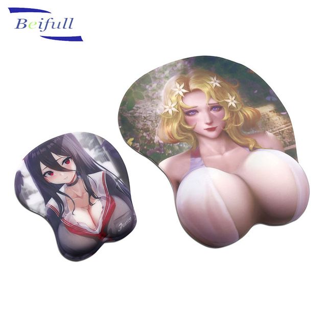 Wholesale Pretty Big Ass 3d Cartoon Sexy Girl Big Breast Mouse Pad Anime