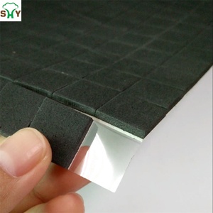 Separatore in vetro per doppio separatore di vetro isolante 18*18*2 + 1MM adesivo nero <span class=keywords><strong>EVA</strong></span> con cuscinetti separatori in schiuma - Product Image 2