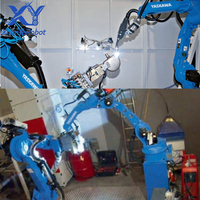 Stasiun Kerja Pengelasan Robot Industri 6-Axis XUANYE Berkualitas Tinggi, Mesin Pengelasan MIG Otomatis Bersertifikasi CE Garansi 2 Tahun